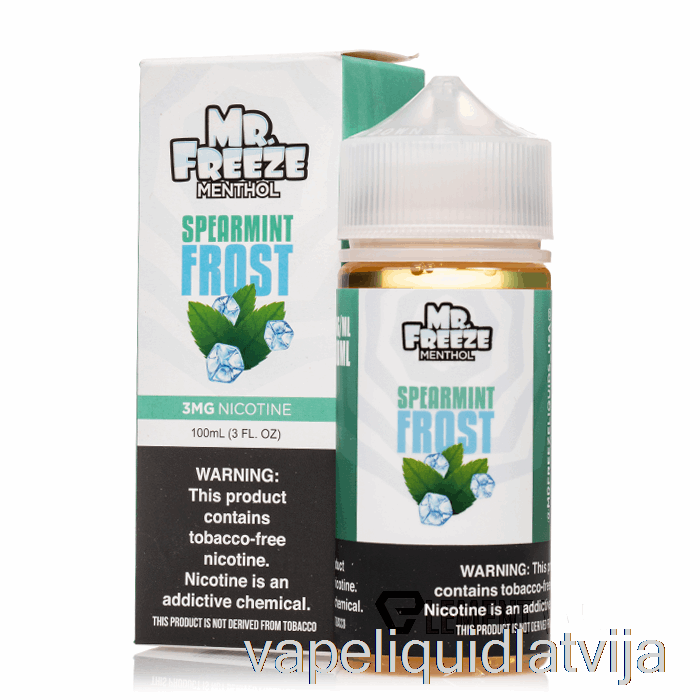 Piparmētru Frost - Mr Freeze - 100ml 0mg Vape šķidrums